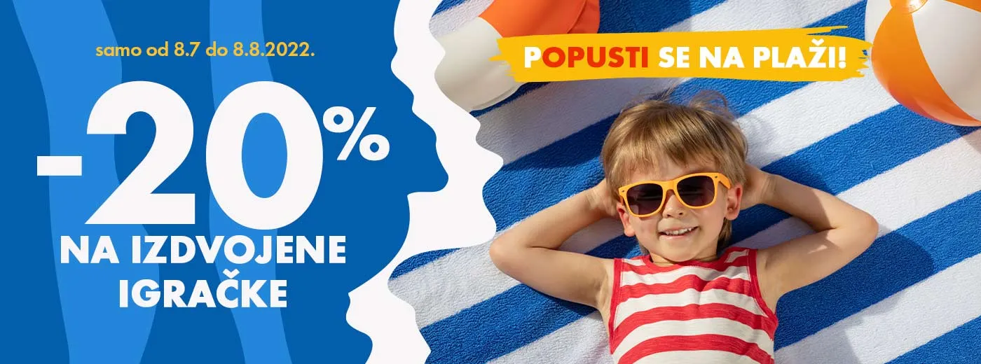 -20% na izdvojene igračke
