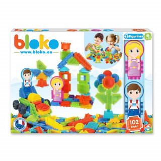 Bloko set od 100 kocke i 2 figurice 