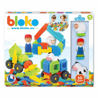 Bloko farma set 50 kocki i 3 figure 3D 