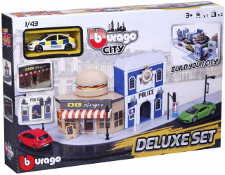 Burago Fire City Delux set s autom 1:43 