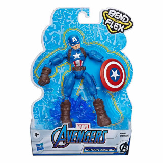 Avengers Bend&Flex Kapetan Amerika 15cm 