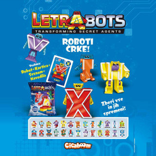 Letrabots roboti - slova 