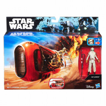 Star Wars delux vozilo s figurom Rey 