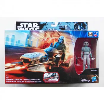 Star Wars figura&vozilo Imperial Speeder 