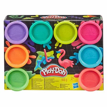 Play-Doh set od 8 kantica neon boja 