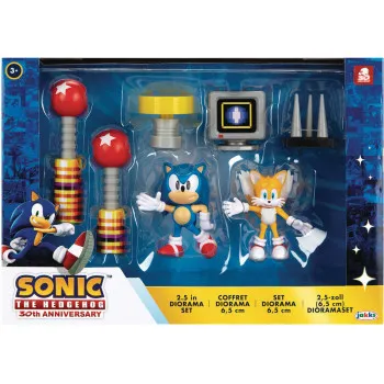 Sonic Diorama set figurica 6 cm 