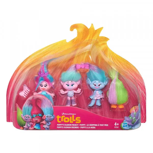 Trolls Grad Trolova set od 4 figure 