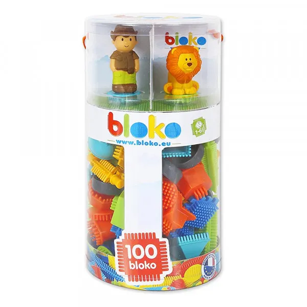 Bloko džungla 100 kocki i 3 figure 3D 