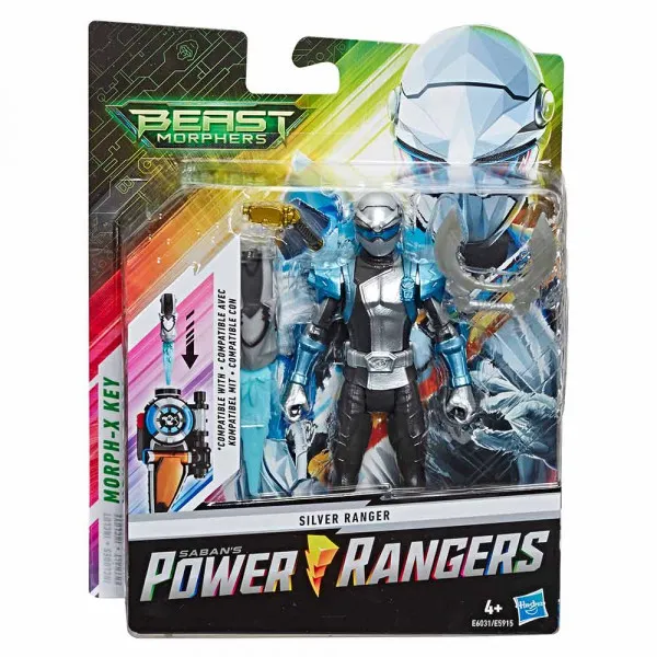 Power Rangers srebrni ranger s Morph-X 