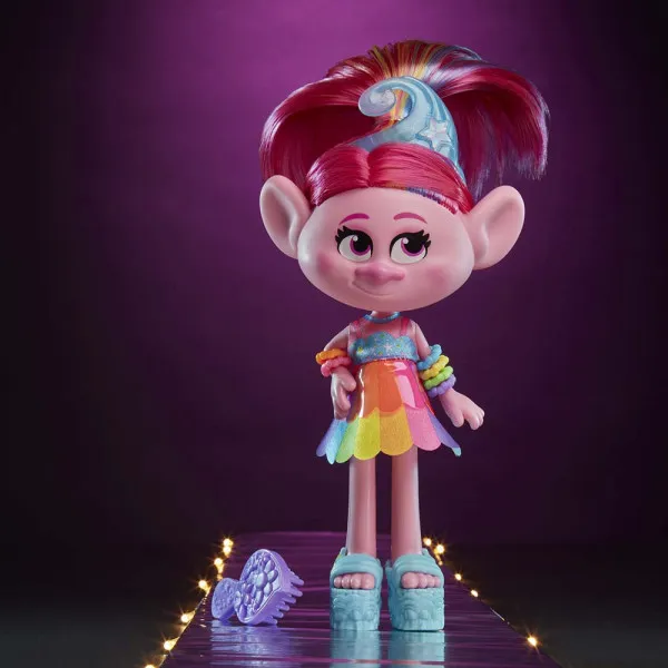 Trolls delux modna figura Poppy 