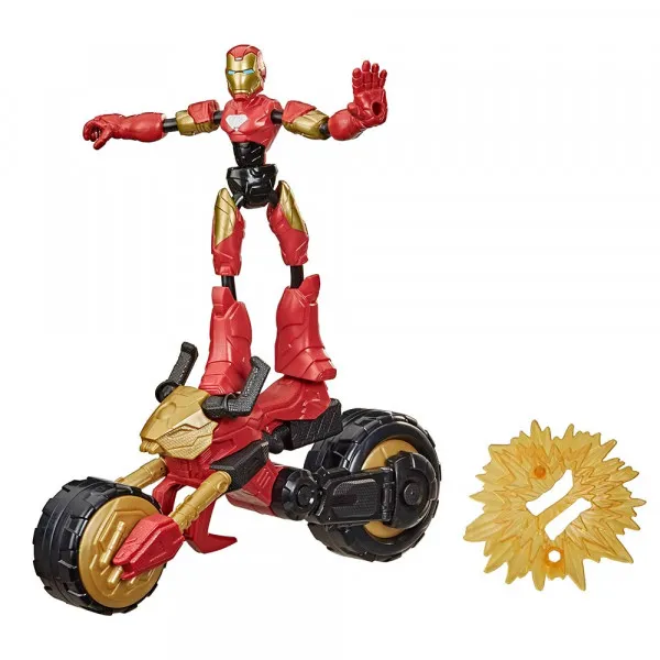 Avengers Bend & Flex Iron man s vozilom 