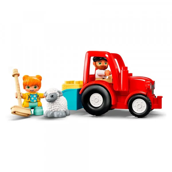 Lego Duplo traktor i briga o životinjama 