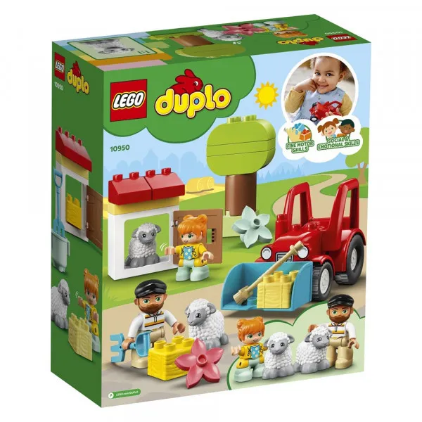 Lego Duplo traktor i briga o životinjama 