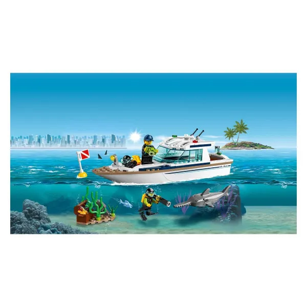 Lego City Great Vehicles Diving Yacht 