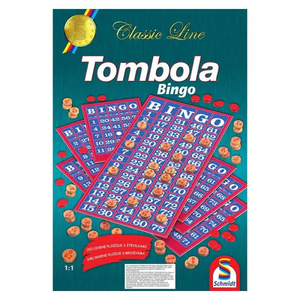 Schmidt Tombola-Bingo drvene pločice 