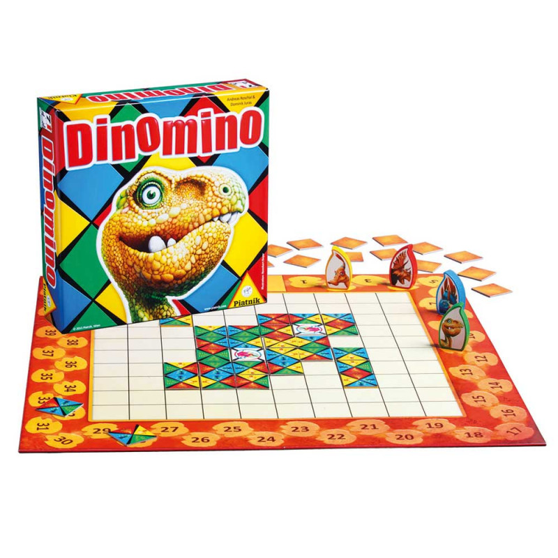 Piatnik društvena igra Dinomino 