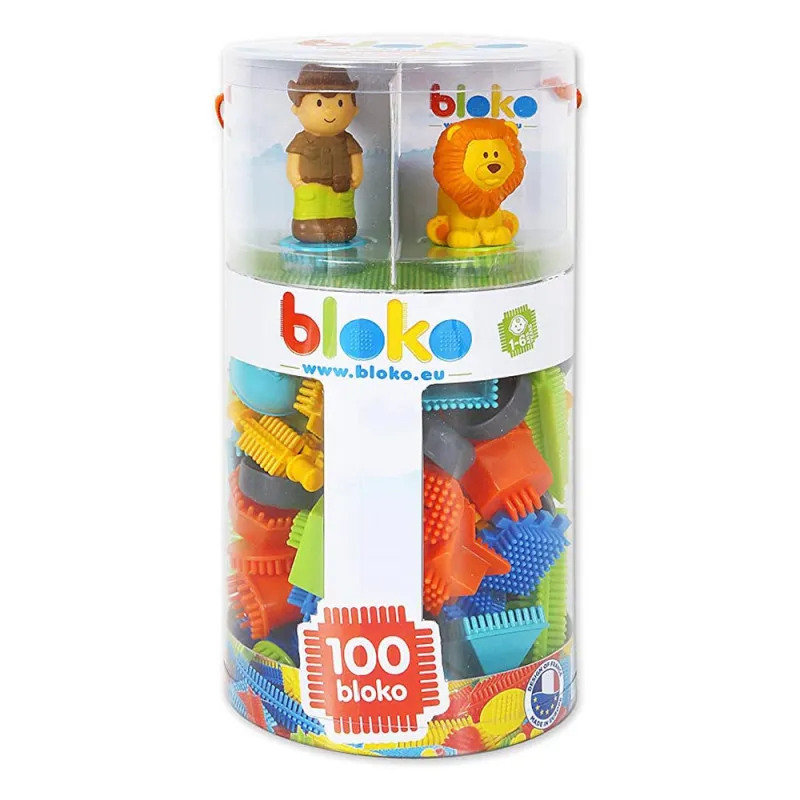 Bloko džungla 100 kocki i 3 figure 3D 