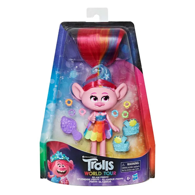 Trolls delux modna figura Poppy 