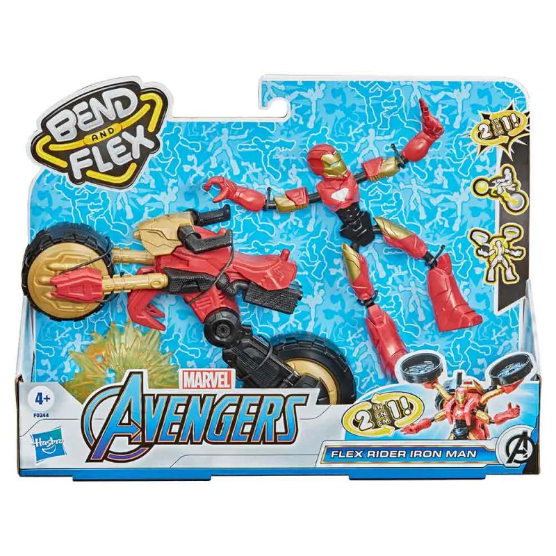 Avengers Bend & Flex Iron man s vozilom 