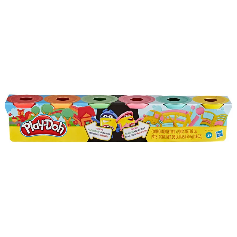 Play-Doh set od 6 kantica Split & Share 