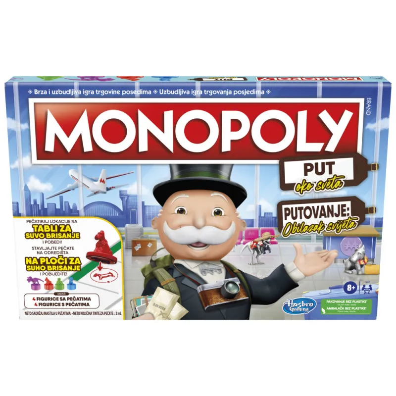 Monopoly Putovanje - obilazak svijeta HR 