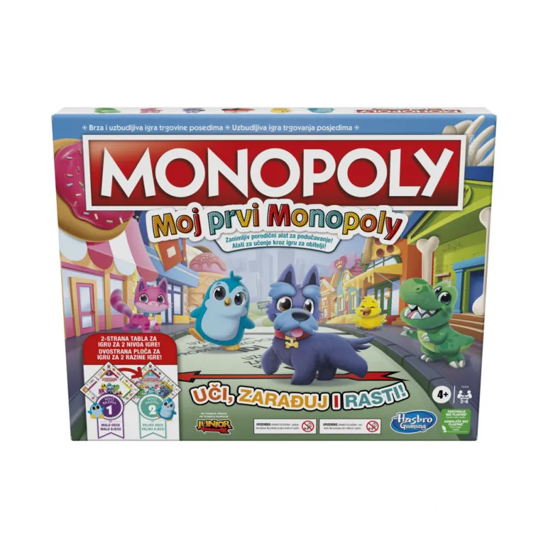 Moj prvi Monopoly društvena igra HR 