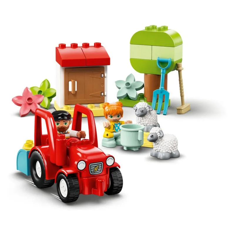 Lego Duplo traktor i briga o životinjama 