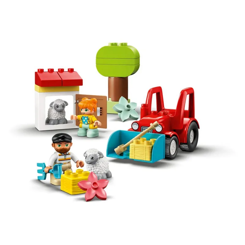 Lego Duplo traktor i briga o životinjama 