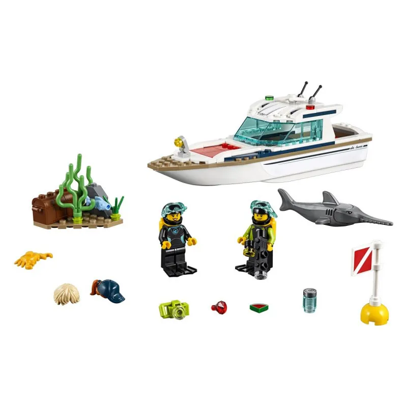 Lego City Great Vehicles Diving Yacht 