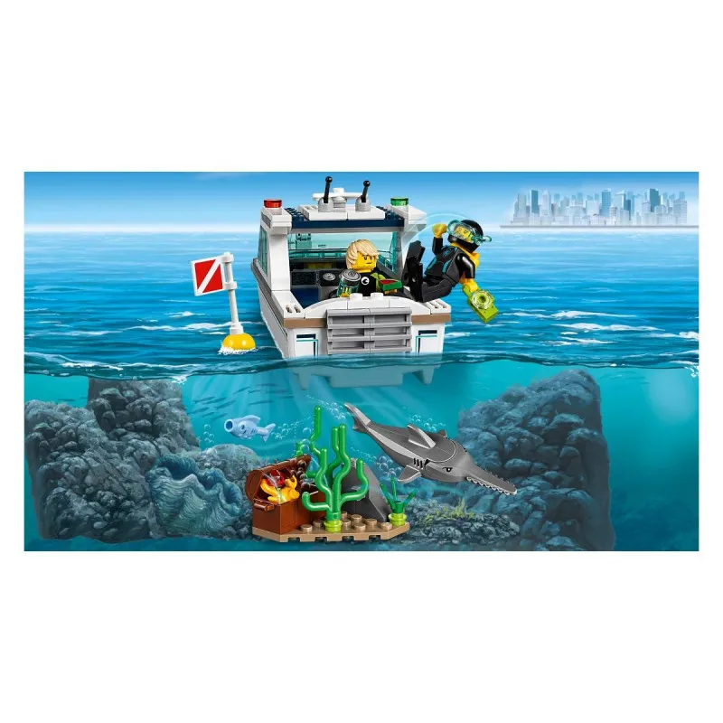 Lego City Great Vehicles Diving Yacht 