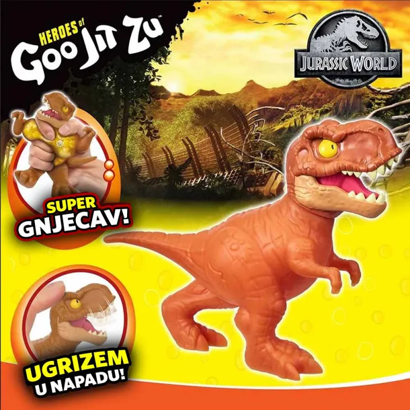 Goo Jit Zu Jurrasic world dinosaur 